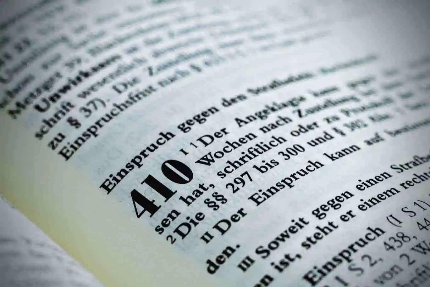 Einspruch gegen strafbefehl StPO